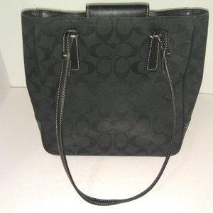 COACH black mini-tote model J05K-6090